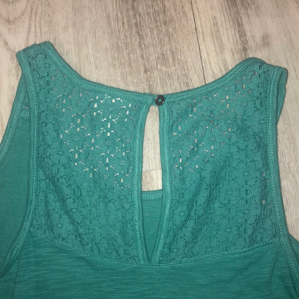 Mossimo Turquoise Tank - Picture 2 of 2